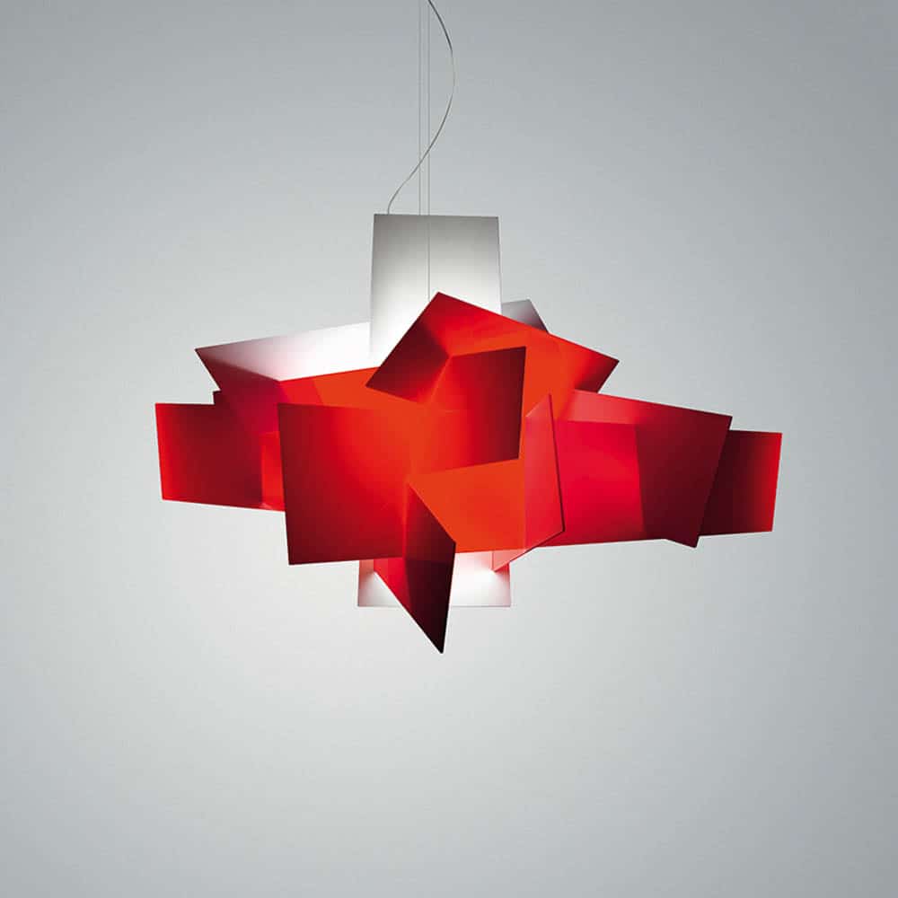 Big Bang-sospensione-colore-Rosso-foscarini-prisma-light-noci-lampada-sospensioni