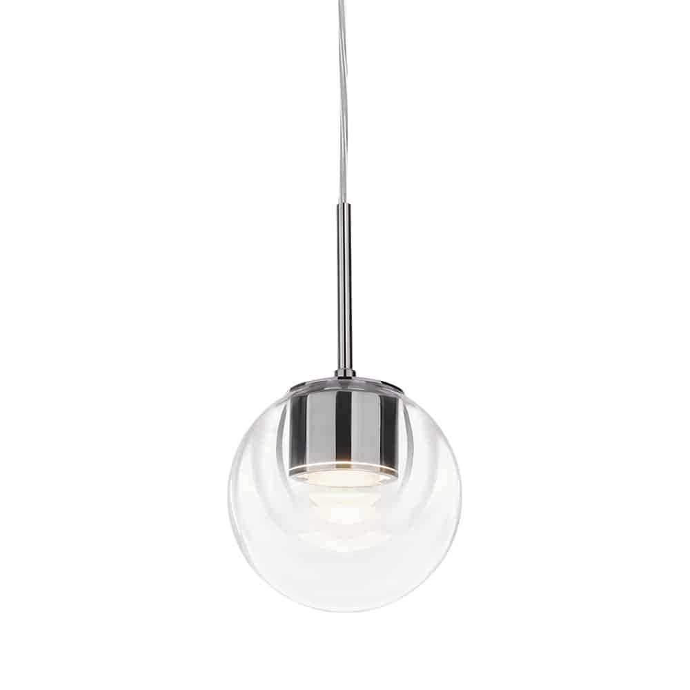 Dew di Kdln 0451291 EU lampada a sospensione cromo Prisma Light illuminazione