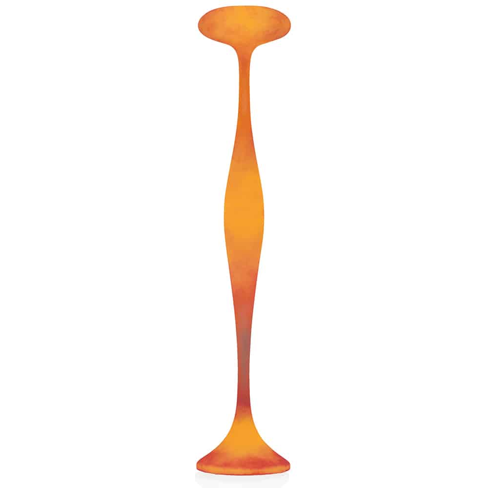 ETA di Kdln 0171596AREU GB orange lampada da terra Prisma Light illuminazione