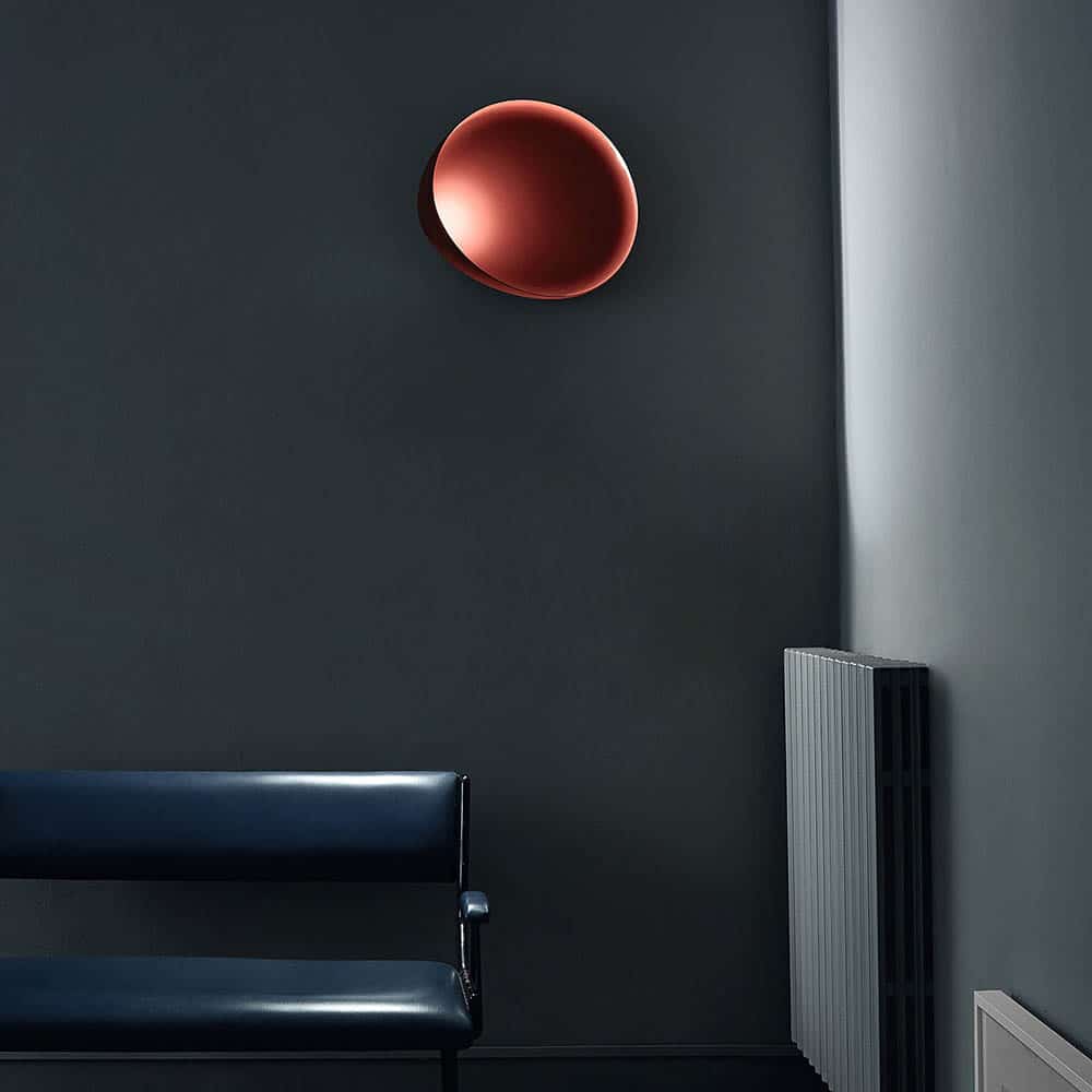 Lake lampada da parete led ambientata foscarini prisma light consulenza illuminotecnica shop online
