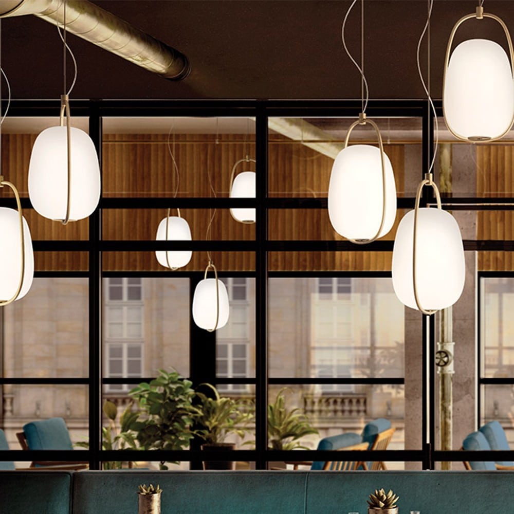 Lannà-Lampada a Sospensione Ambientata kdln Prisma Light Store Consulenza illuminotecnica