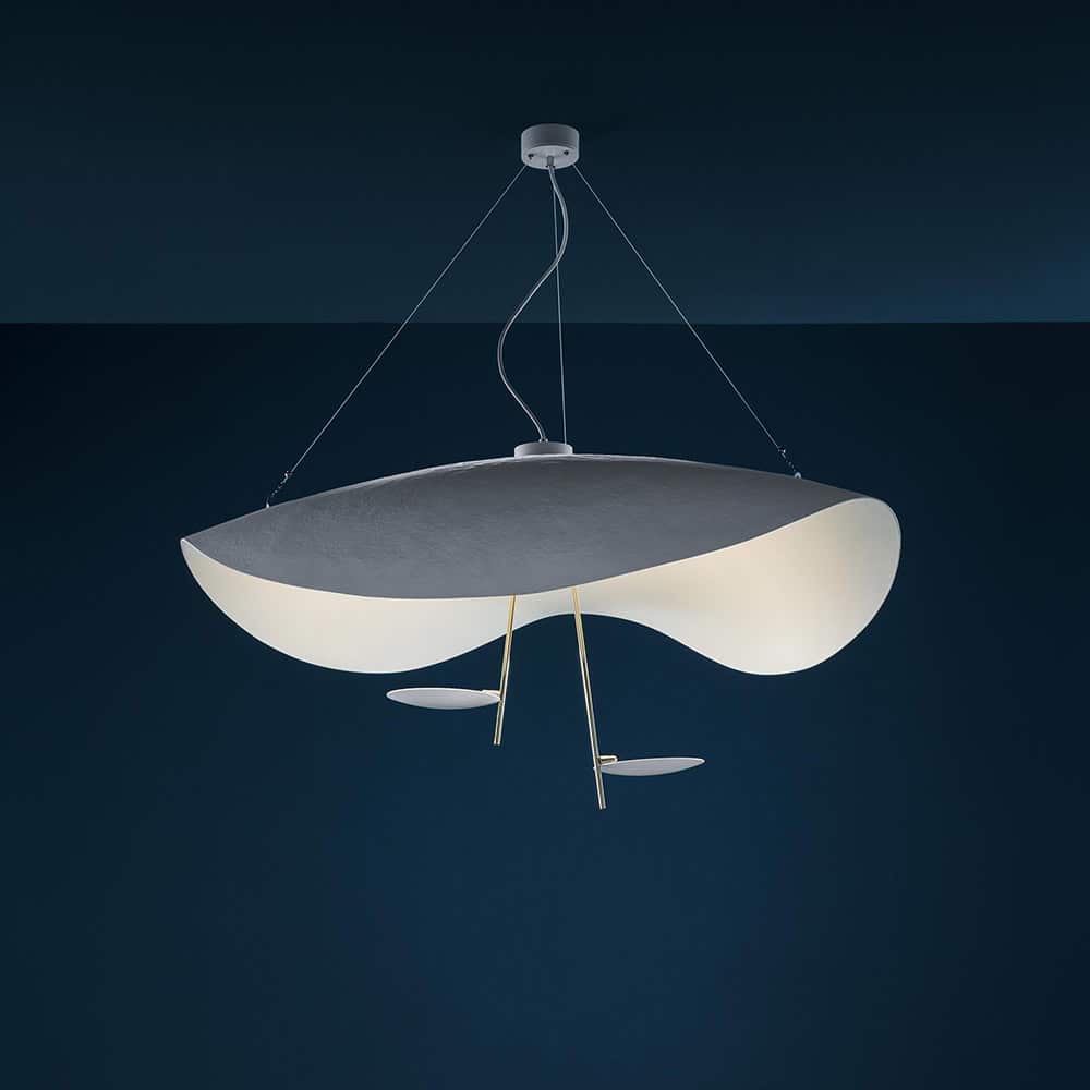 Lederam Manta S2-sospensione-colore-bianco-catellani & smith-prisma-light illuminazione e consulenza