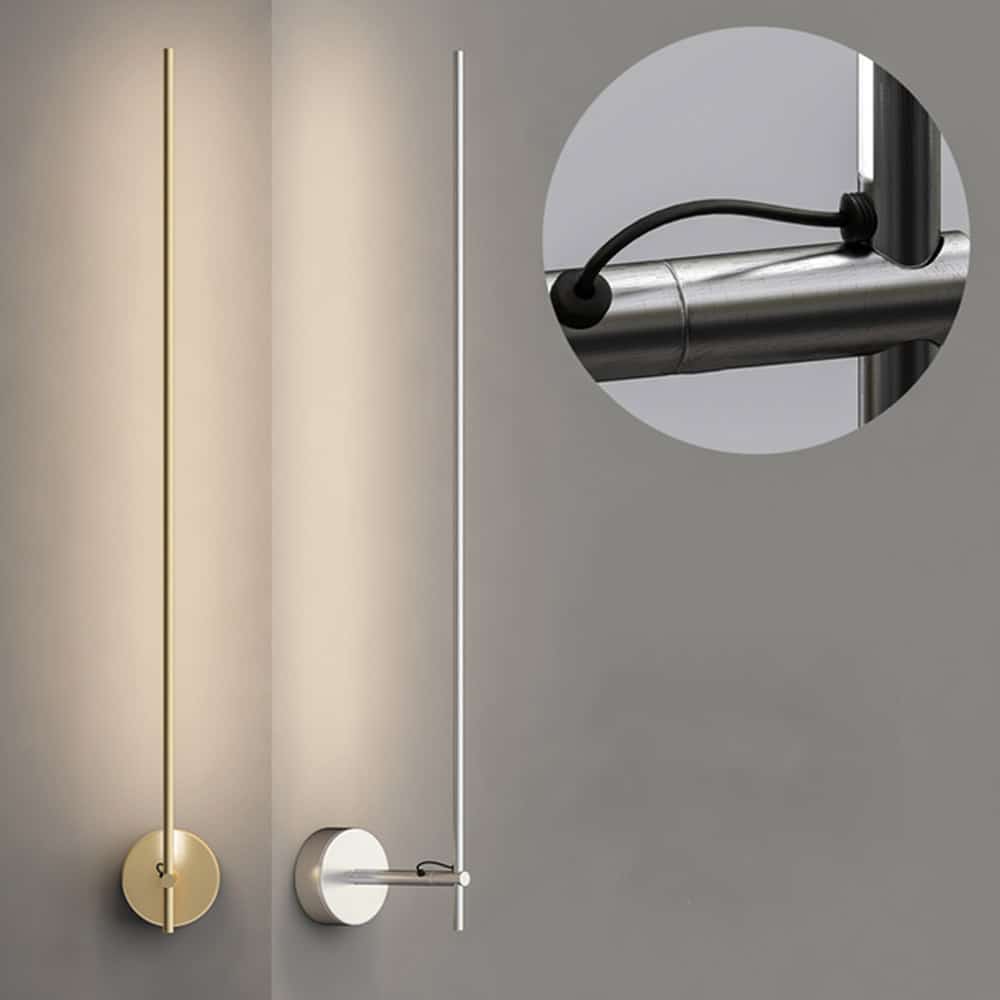 Light-Stick-V-Parete-Colore-Nicke e Oro Satinato-Catellani & Smith-Prisma-Light-lampada-noci