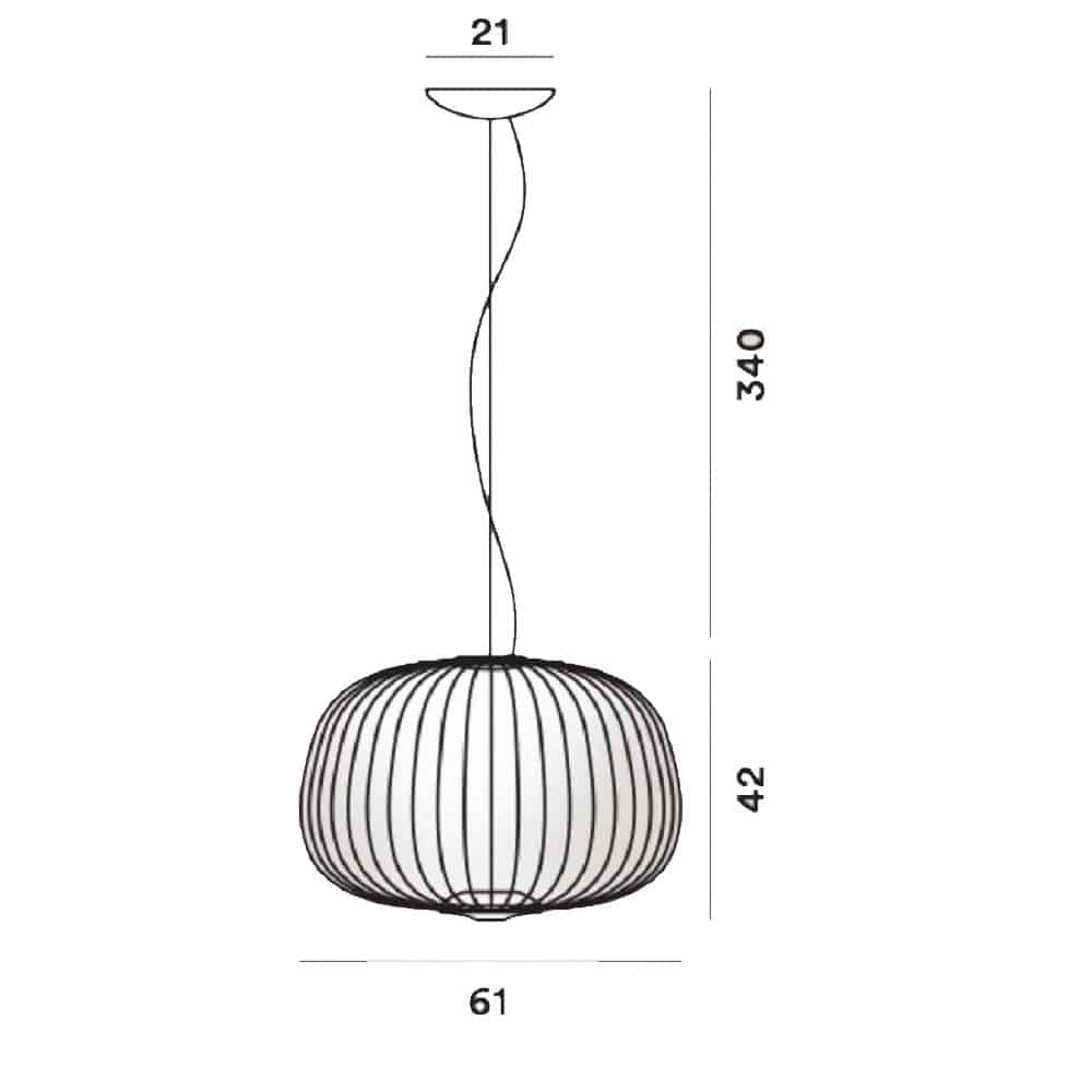 Spokes 3 - Lampada a Sospensione - immagine 2