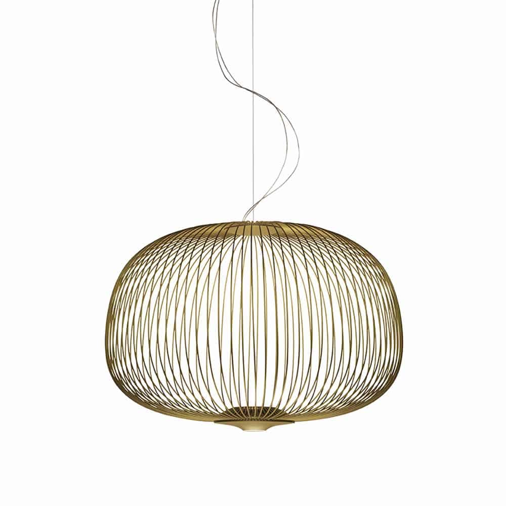 SPOKES-03-Sospensione-colore-Oro-W-Foscarini-Prisma-Light-noci-lampada-sospensione