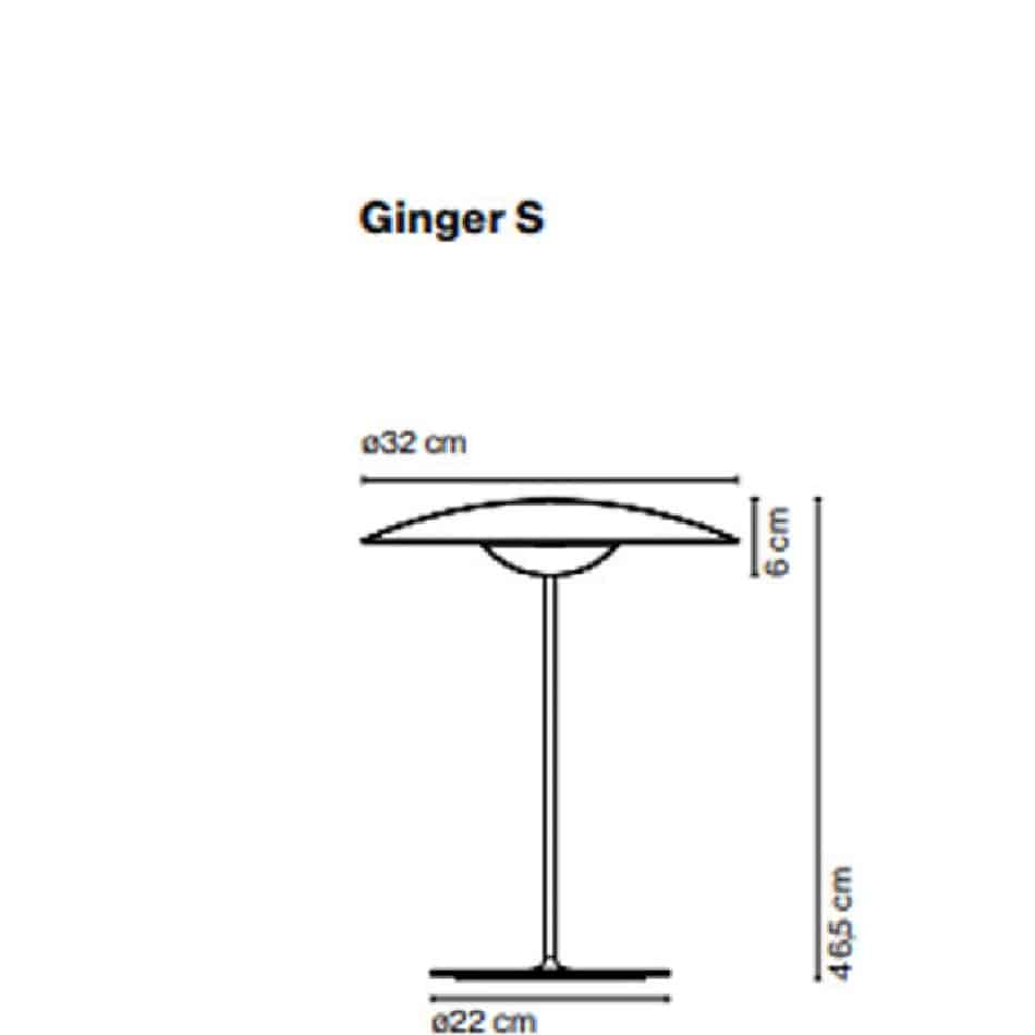 Ginger S/M- Lampada da Tavolo - immagine 2