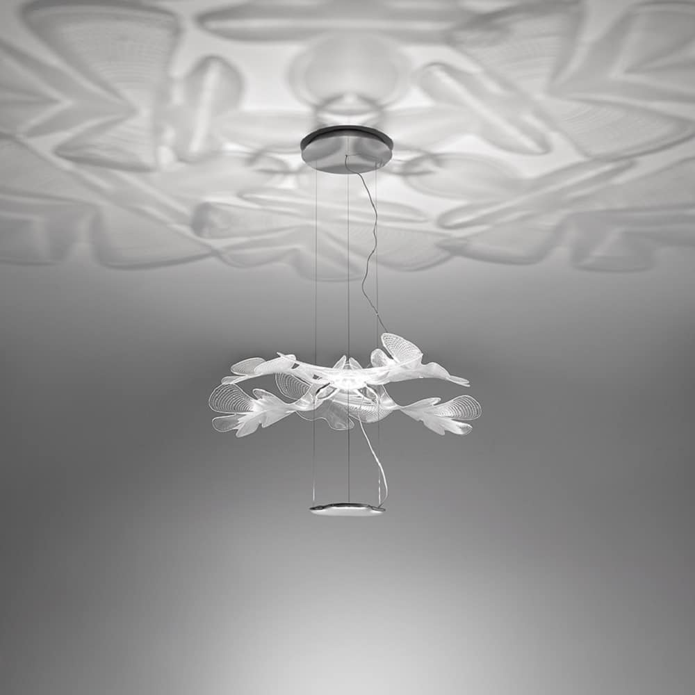 Chlorophilia-Sospensione-Trasparente-Cromo-Artemide-Prisma-Light-Noci-Store