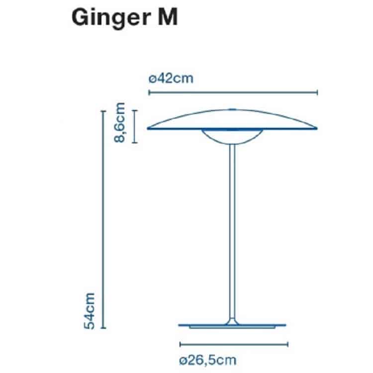 Ginger S/M- Lampada da Tavolo - immagine 3
