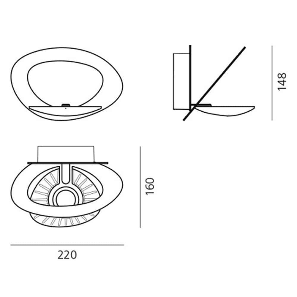 pirce micro-parete-artemide-prisma-light-misure-store-noci