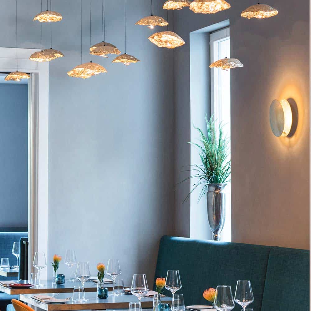 Gold Moon Chandelier - Lampada da Sospensione - immagine 9