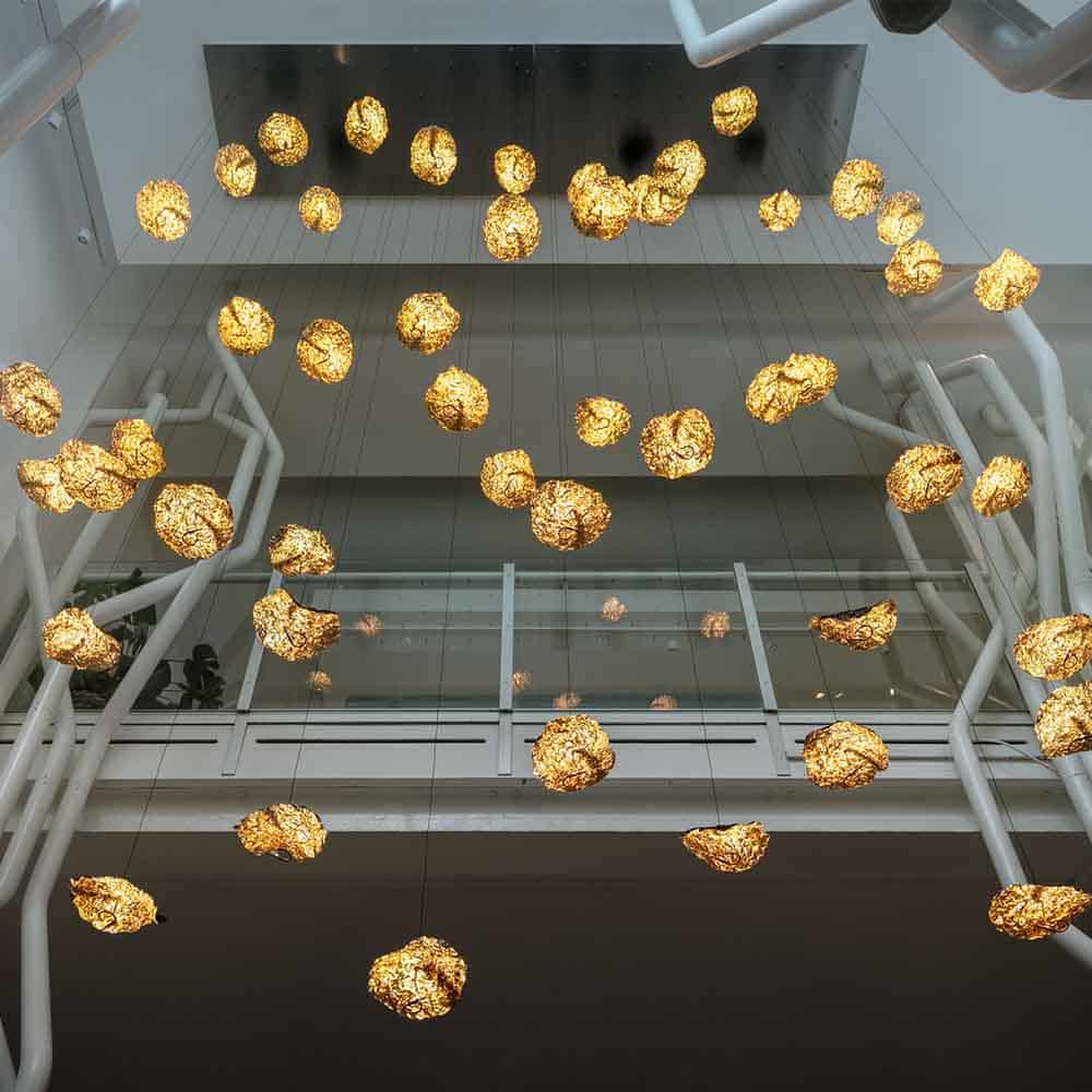 Gold Moon Chandelier - Lampada da Sospensione - immagine 8