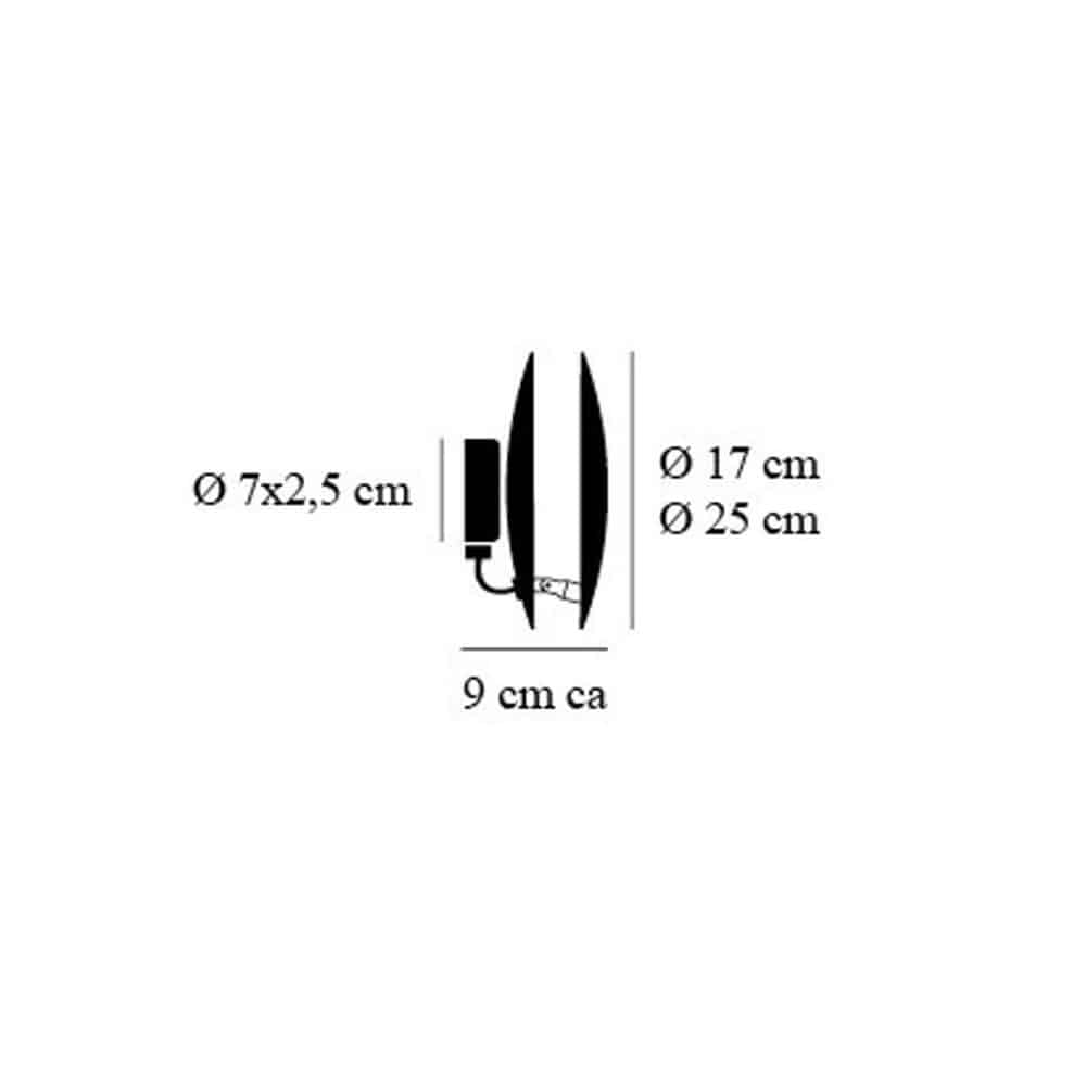 Lederam-W-17-25-Parete-Dimensioni-Catellani-&-Smith-Prisma-Light-Store-Lampade-Noci