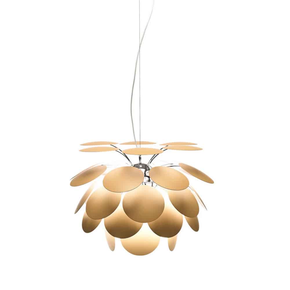 Discocó 132 Sospensione Led A620-117 Marset Beige Opaco Prisma Light illuminazione e consulenza