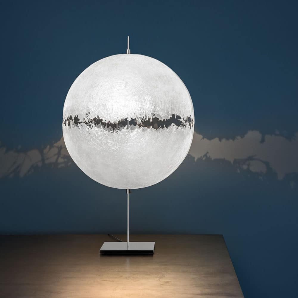Postkrisi-T-61-Tavolo-Ambientata-Catellani-&-Smith-Prisma-Light-Store-Lampade-Noci