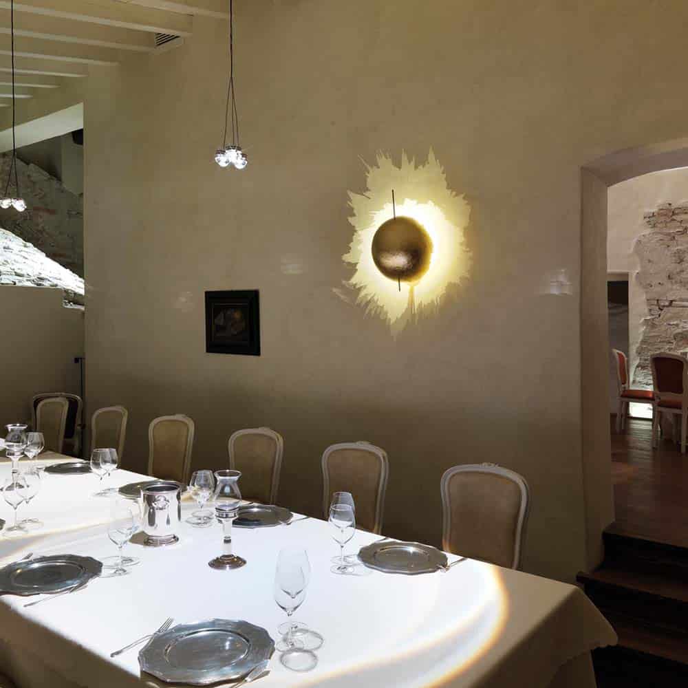 PostKrisi W 21 Parete Catellani & Smith lampada a luce riflessa Prisma Light