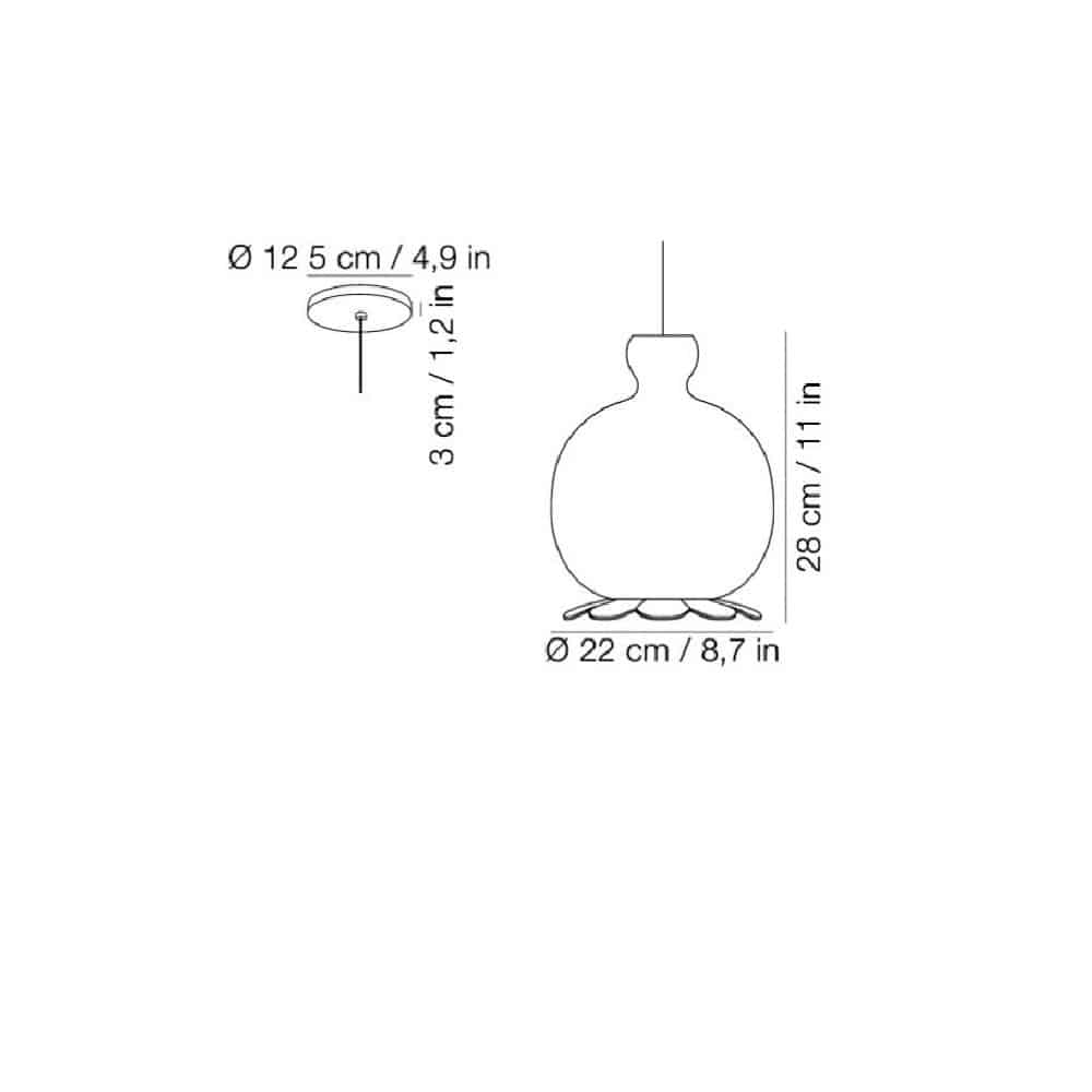 OPYO-Sospensione-Led-Vetro-Dimensioni-Kdln-Prisma-Light-Store-Lampade-Noci