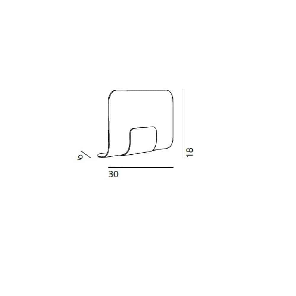 NAMI WALL-Led-Parete-Dimensioni-Kdln-Prisma-Light-Store-Lampade-Noci