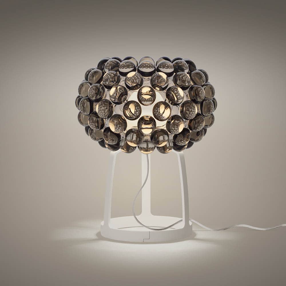 Caboche Plus lampada da tavolo Led Foscarini Grigio Prisma Light Store