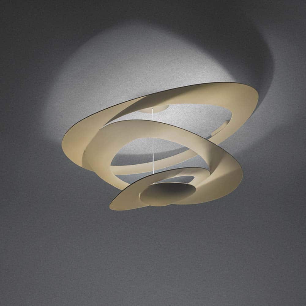 Pirce-Mini-Led-Ceiling-Oro-Soffitto-Artemide-Prisma-Light-Store-Lampade-Noci
