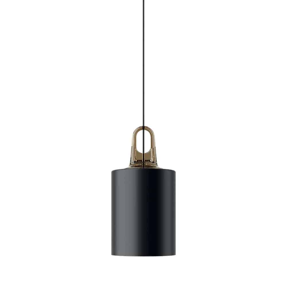 JIM-Cylinder-Sospensione-colore-Nero-Opaco-Gancio-Miele-Lodes 16923 2800 prisma light