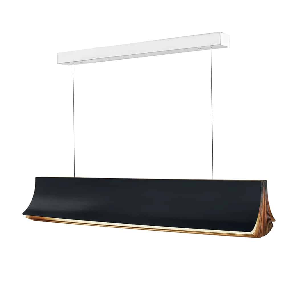 RESPIRO -Lampada soffitto-colore-NERO-ORO-alluminio anodizzato-DCW-Prisma Light-led