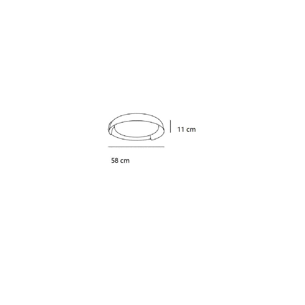 Dala Novità 2021 Lampada da Soffitto Led Per Interni Dimensioni KDLN Prisma Light Store Lampade