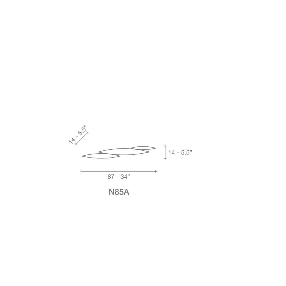 I Lucci Argentati Wall Lampada a Parete Misure Terzani La Luce Pensata Prisma Light Consulenza Illuminotecnica Store Lampade