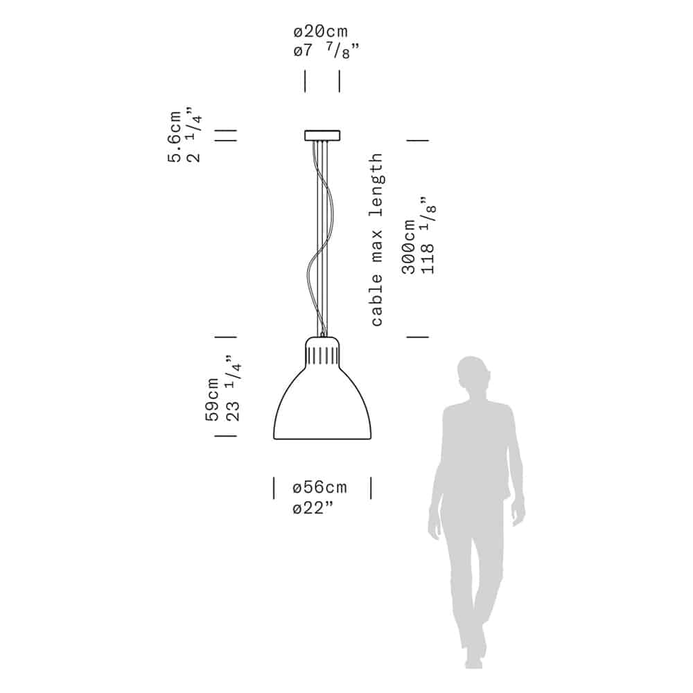 JJ Great-Pendant-Lampada Sospensione led-Dimensioni-Alluminio-Acciaio-Leucos-Prisma-Light-Consulenza-Illuminotecnica-Shop Online