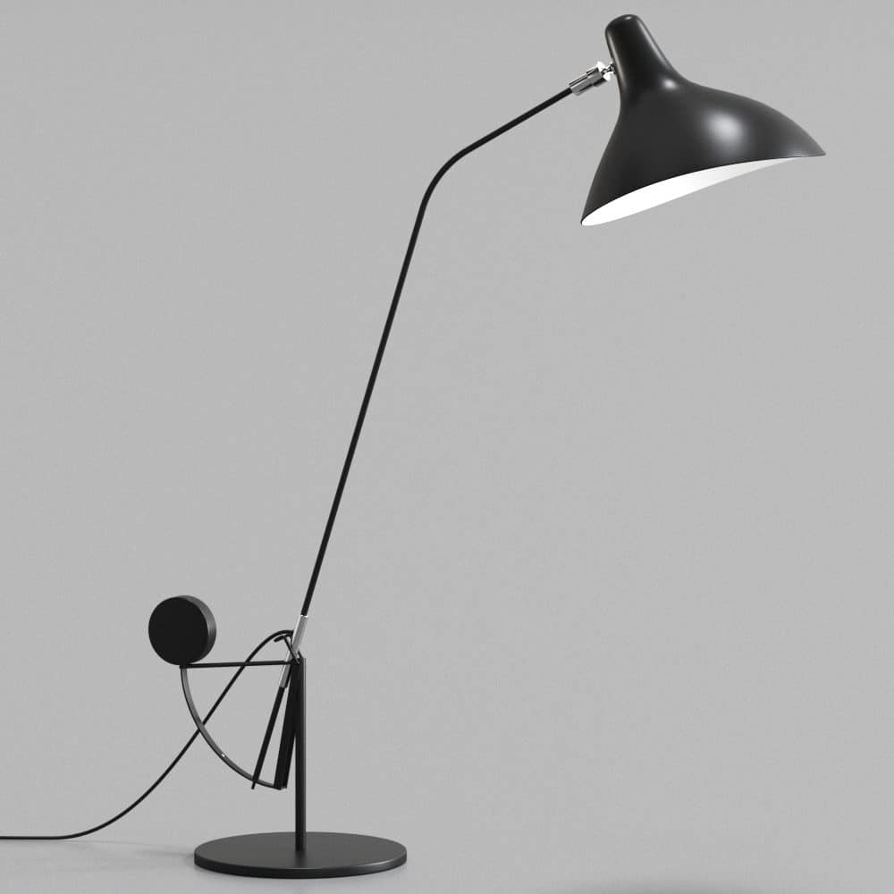 Mantis-BS3-Lampada da tavolo nero satinato DCW Prisma Light 1 shop online consulenza illuminotecnica