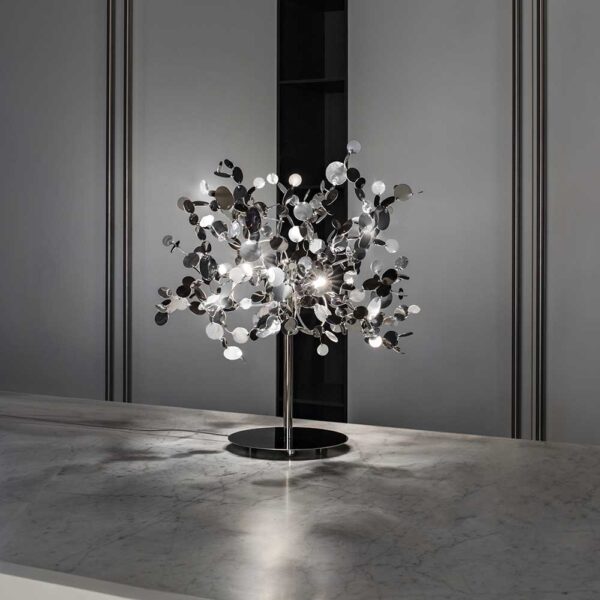 ARGENT TABLE LAMP-Lampada da tavolo-colore-Acciaio Inossidabile-Prisma Light-store 1 consulenza progettazione