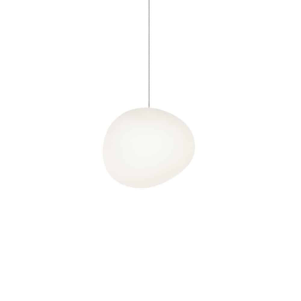 Gregg Piccola Sospensione Foscarini Vetro e Montatura Bianco FN1680072R2_10 Prisma Light1
