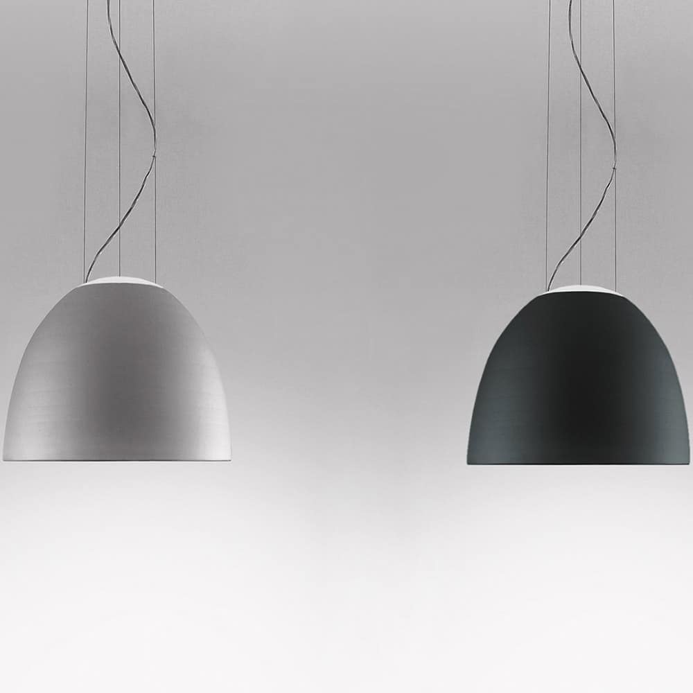 NUR MINI LED-Lampada da sospensione-colore-alluminio-metacrilato-vetro-Artemide-Prisma Light-store-ambientata-shop-Noci