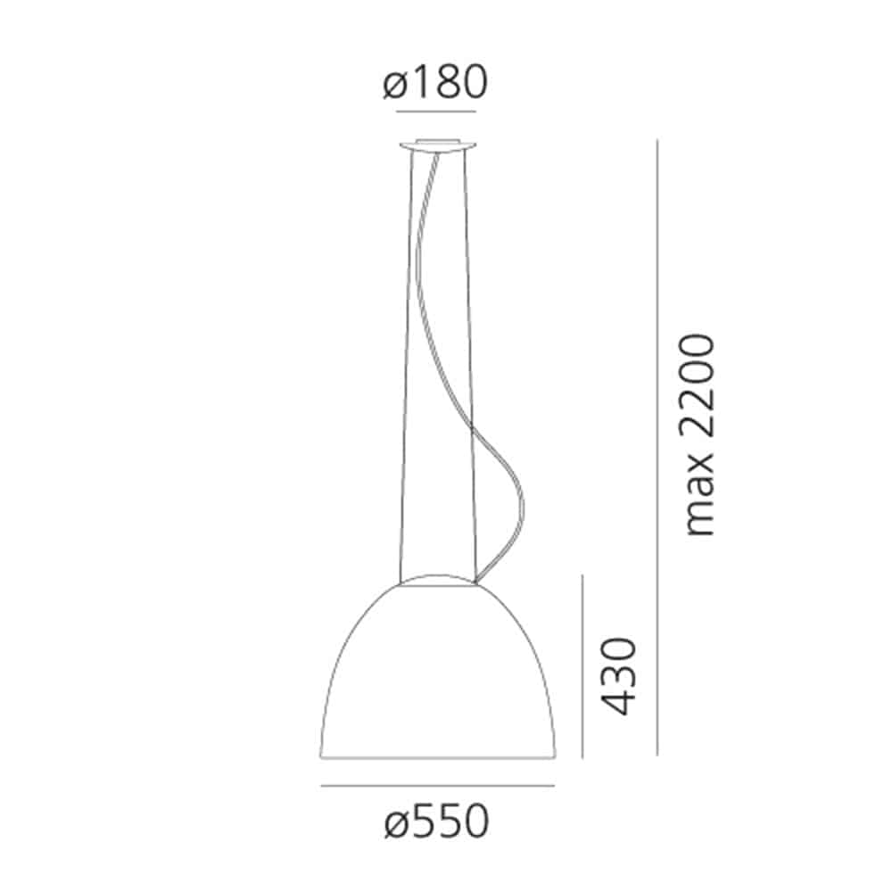 Nur Gloss - Lampada a Sospensione - immagine 3