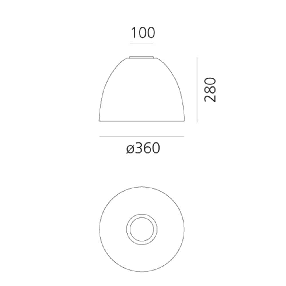 Nur Mini Ceiling - Lampada da Soffitto - immagine 2