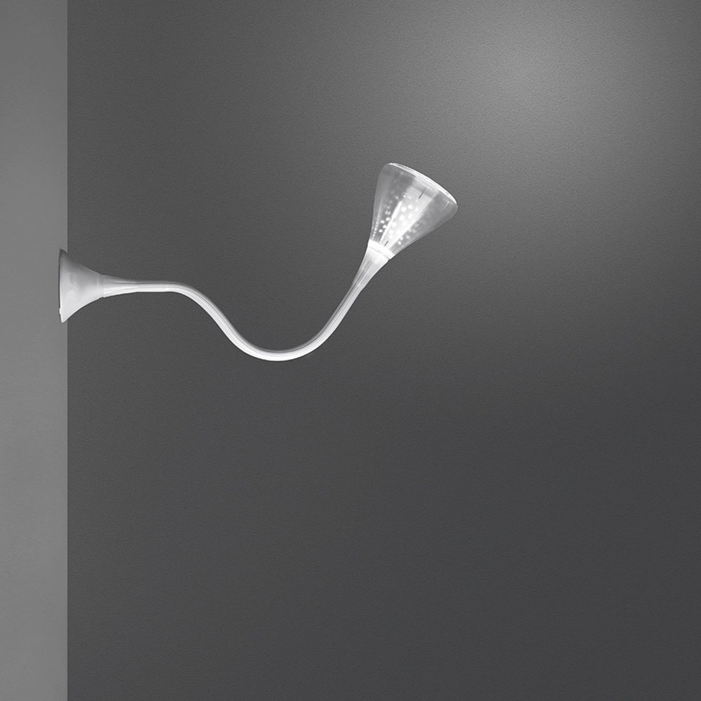 PIPE LED WALL_CEILING-Lampada da parete_soffitto-colore-Bianco traslucido-acciaio-silicone-policarbonato-Artemide-Prisma Light-store-shop-noci