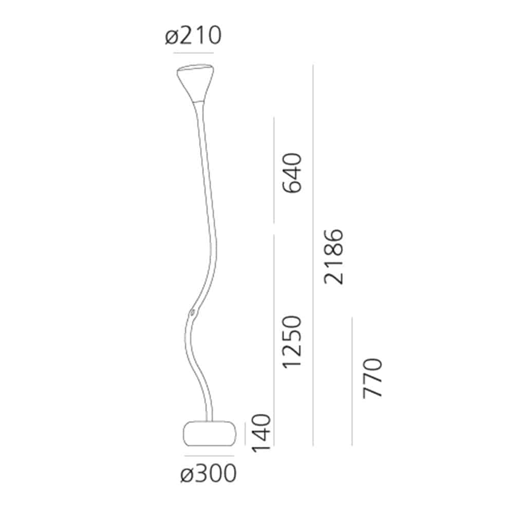 Pipe LED Floor - Lampada da Terra - immagine 2