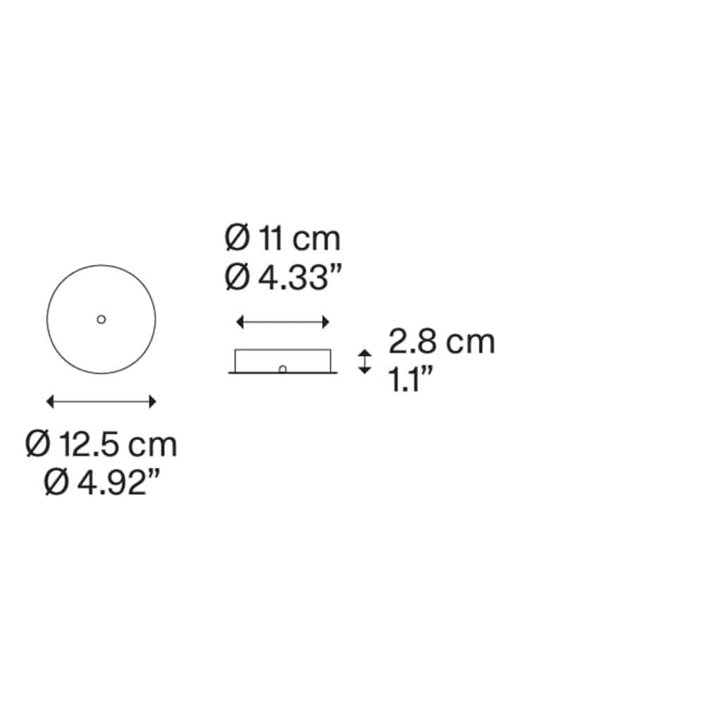 Lodes Single or Double Radial Canopy Rosone radiale singolo o doppio Dimensioni Prisma Light shop online progettazione