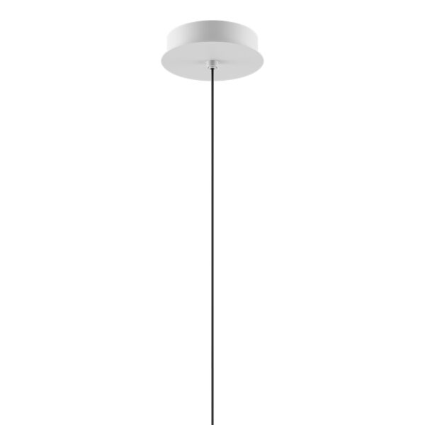 Rosone Single Standard Bianco per lampada a sospensione singola Lodes Prisma Light illuminazione consulenza illuminotecnica