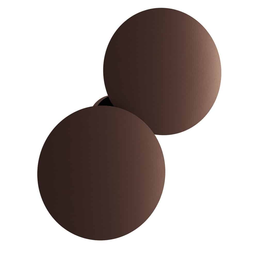 Puzzle-Double-Round-lampada Led Parete e soffitto Bronzo Ramato Lodes Prisma Light Illuminazione lista nozze