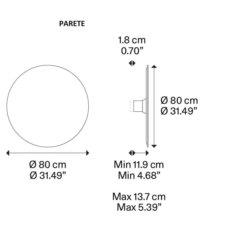Puzzle Mega Round Large - Lampada da Parete o Soffitto Studio Italia Design - immagine 6