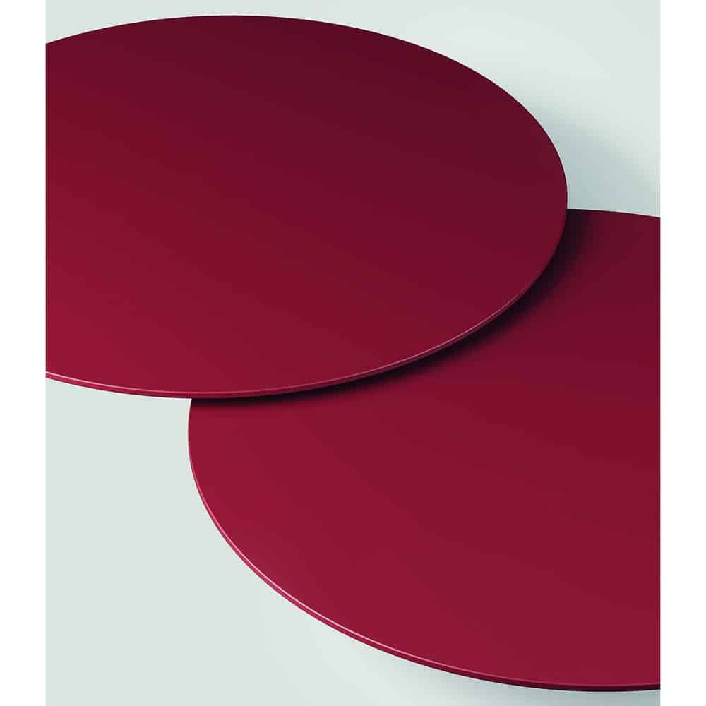 Puzzle-Mega-Round-Small-Lampada a Parete e soffitto colore Rosso sovrapposti Lodes Prisma Light illuminazione e consulenza