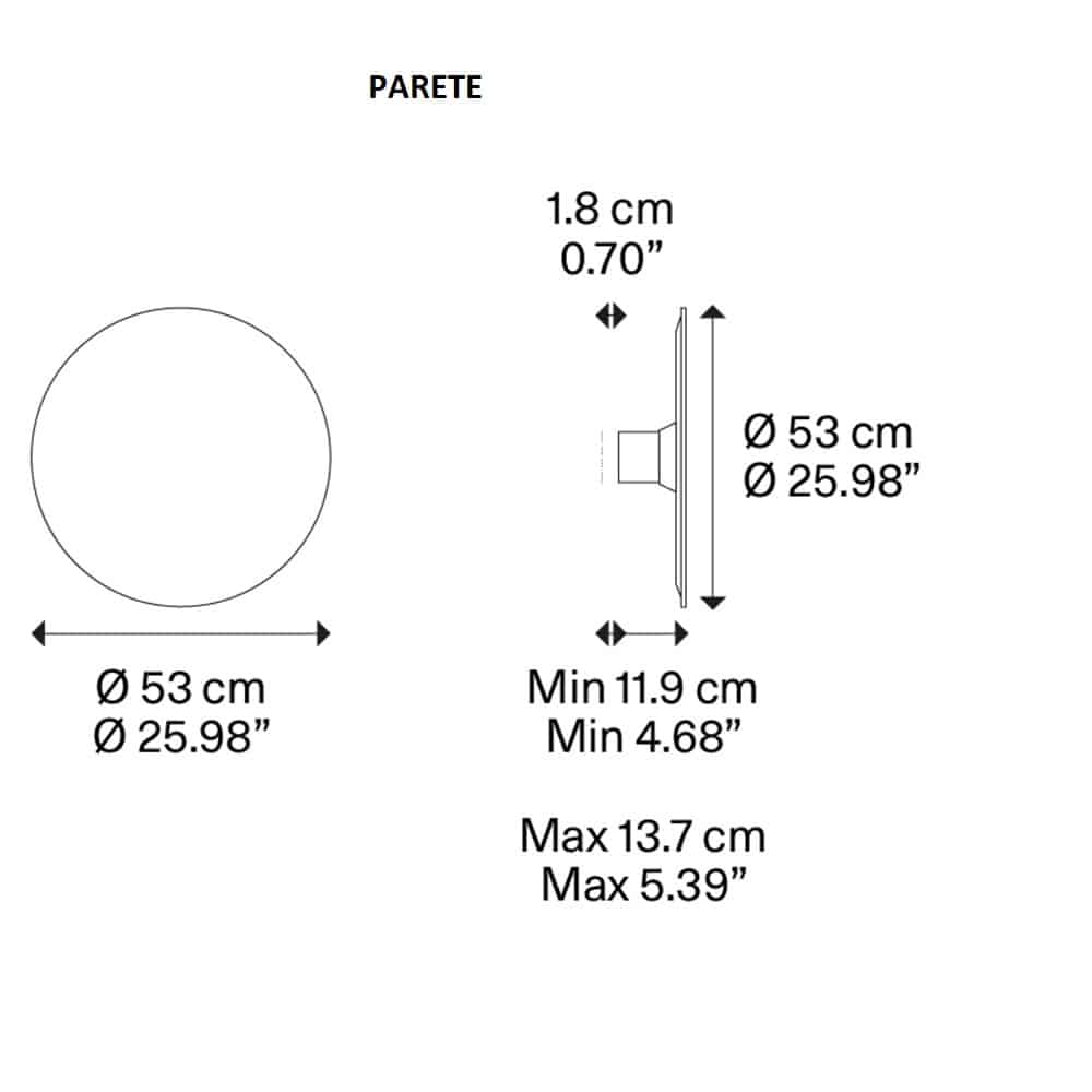 Puzzle Mega Round Small - Lampada da Parete o Soffitto Studio Italia Design - immagine 6