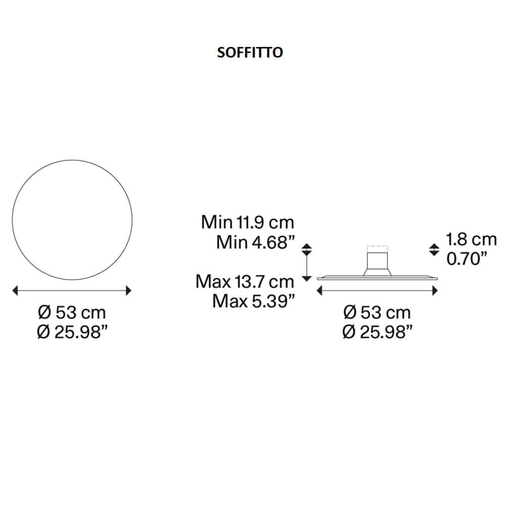 Puzzle Mega Round Small - Lampada da Parete o Soffitto Studio Italia Design - immagine 7