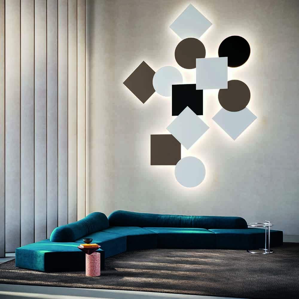 Puzzle Mega Square Small - Lampada da Parete Studio Italia Design - immagine 3
