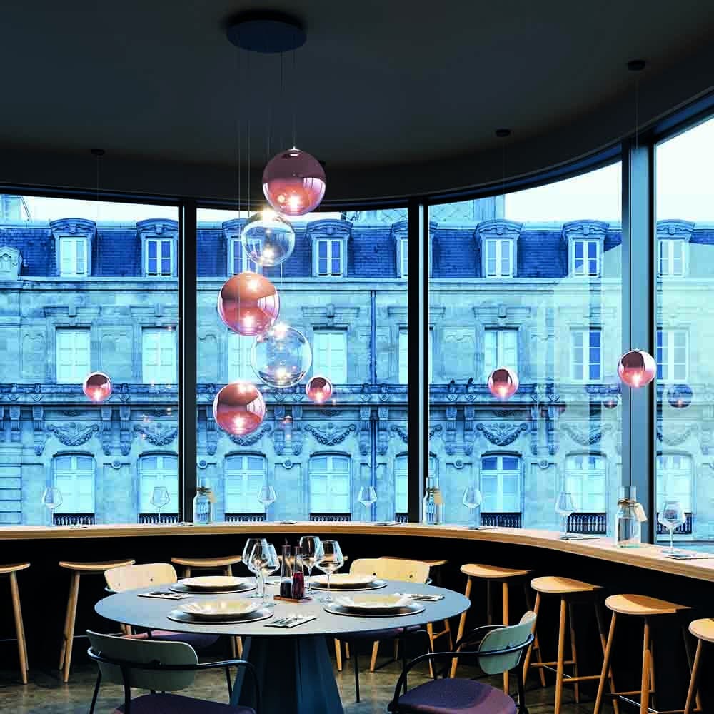 Random Solo Composizione su rosone multiplo ambientata Lodes Prisma Light illuminazione consulenza e progettazione
