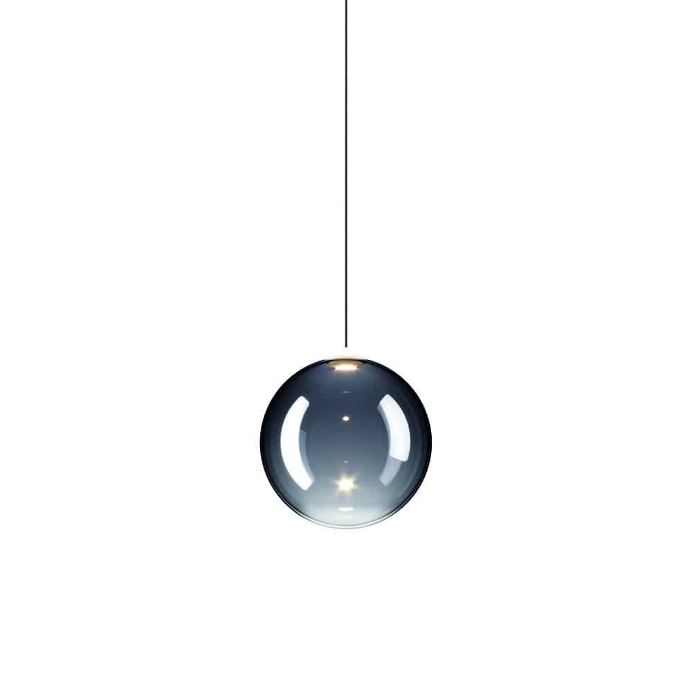Random Solo 12 Glossy Smoke 12 lampada a sospensione led integrato Lodes Prisma Light illuminazione consulenza e progettazione