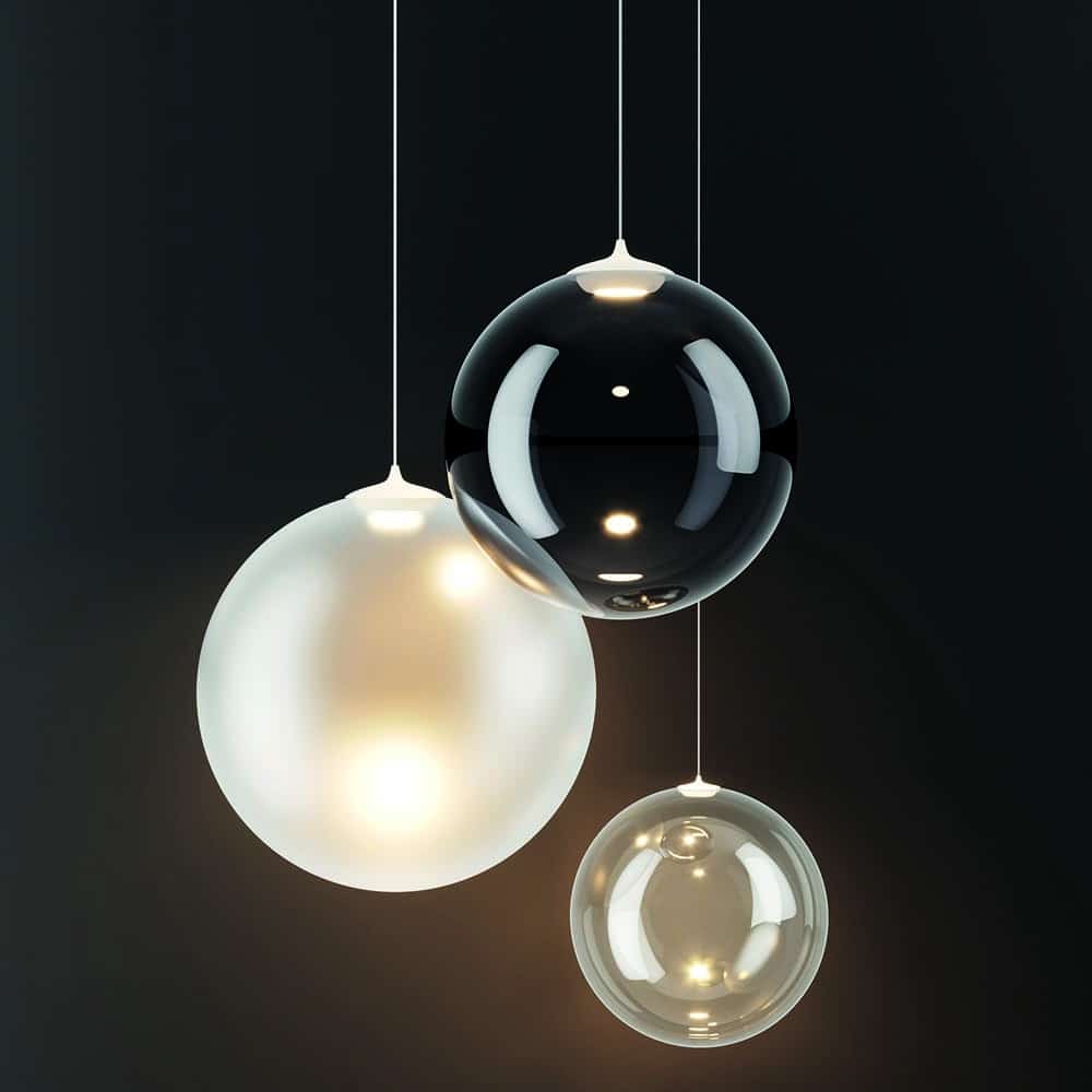 Random Solo In tre dimensioni colore Fumo lucido, Bianco Satinato e Trasparente Lodes Prisma Light shop online illuminazione
