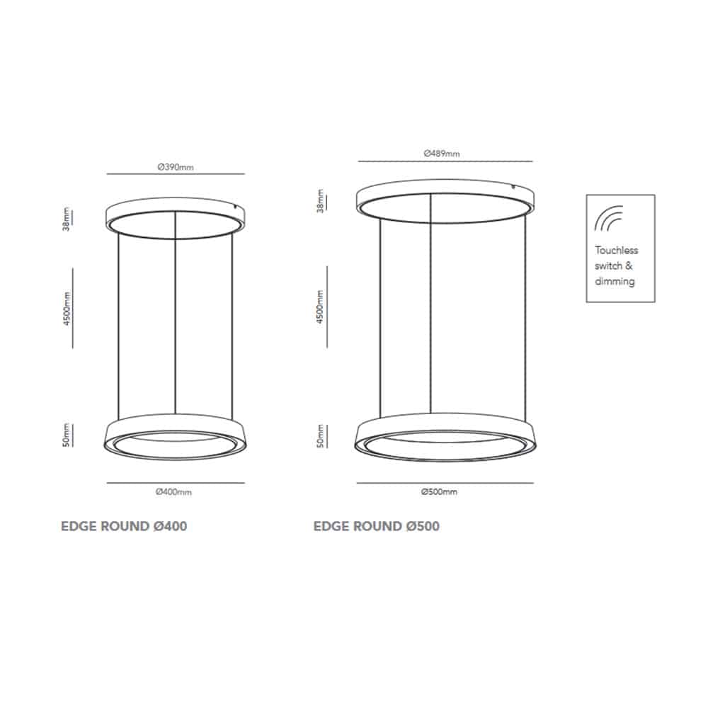 Edge Round - Lampada a Sospensione - immagine 8