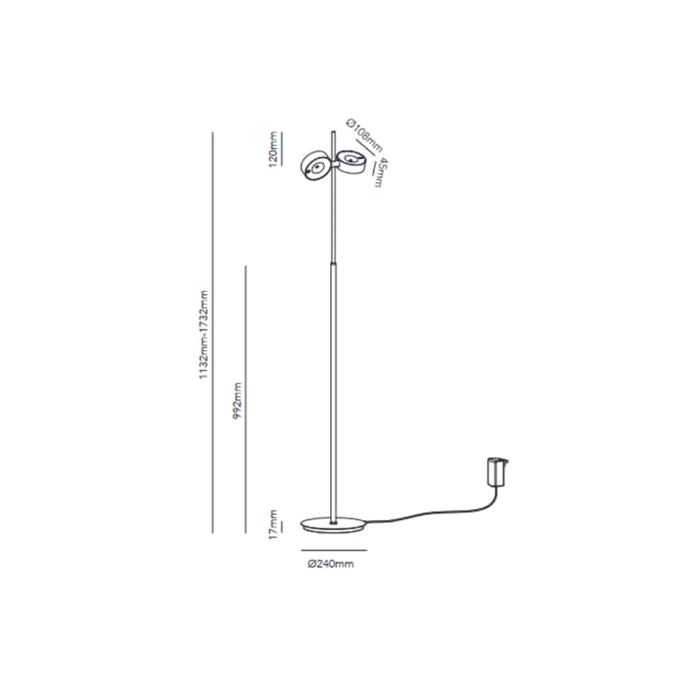 Orbit Floor - Lampada da Terra - immagine 2