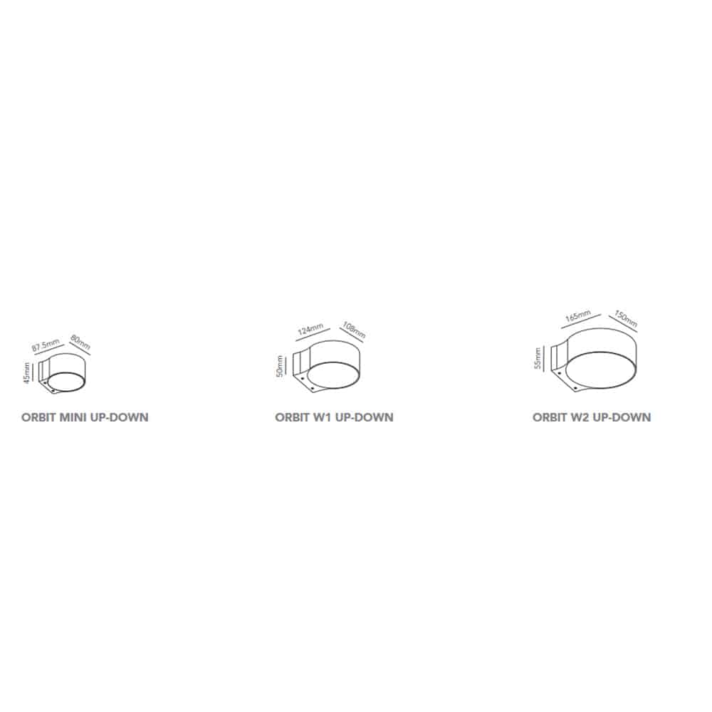 Orbit Mini UP/DOWN - Lampada a Parete - immagine 2